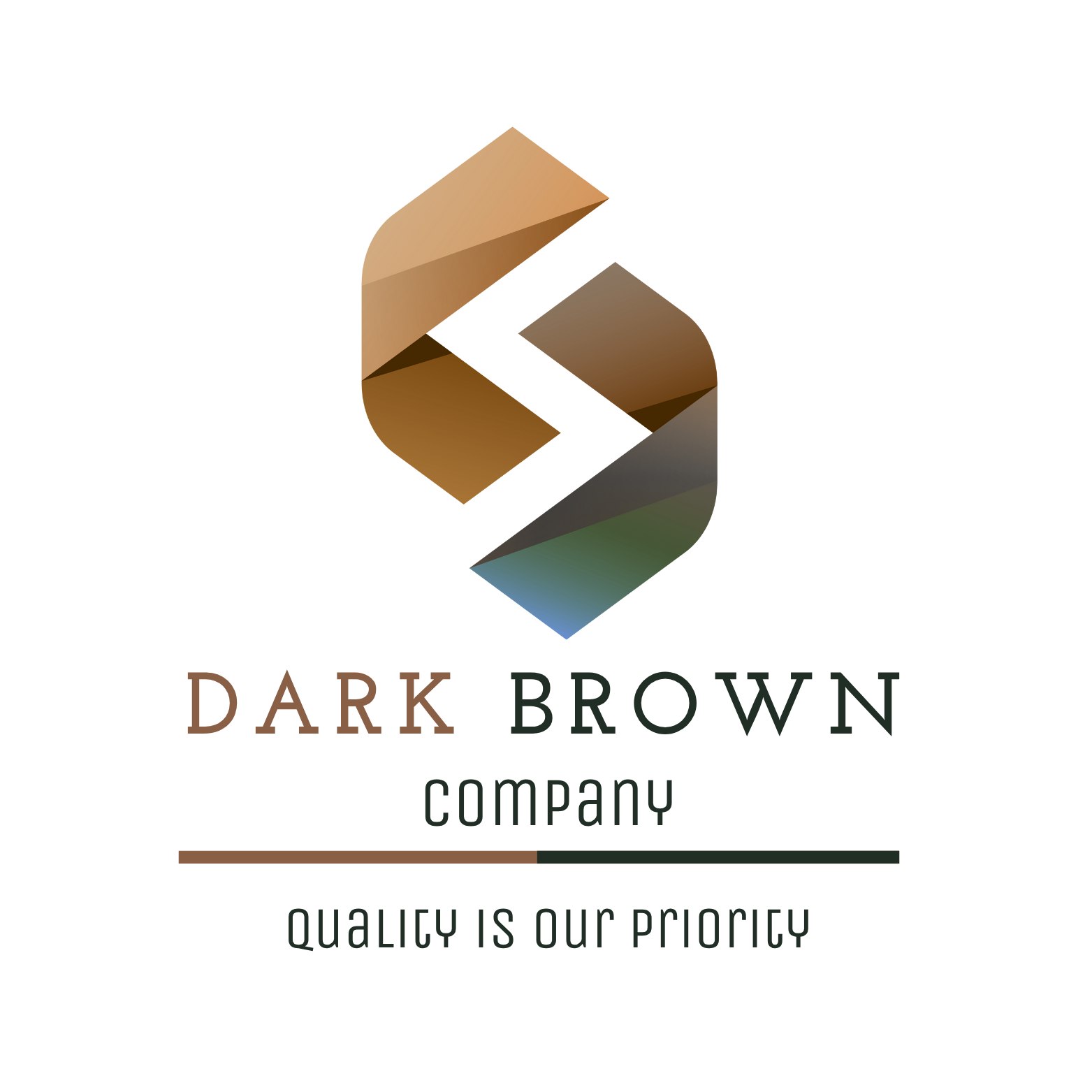 Dark Brown KE Logo